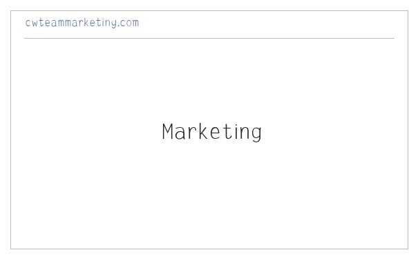 Home - CW Team Marketing 缩略图